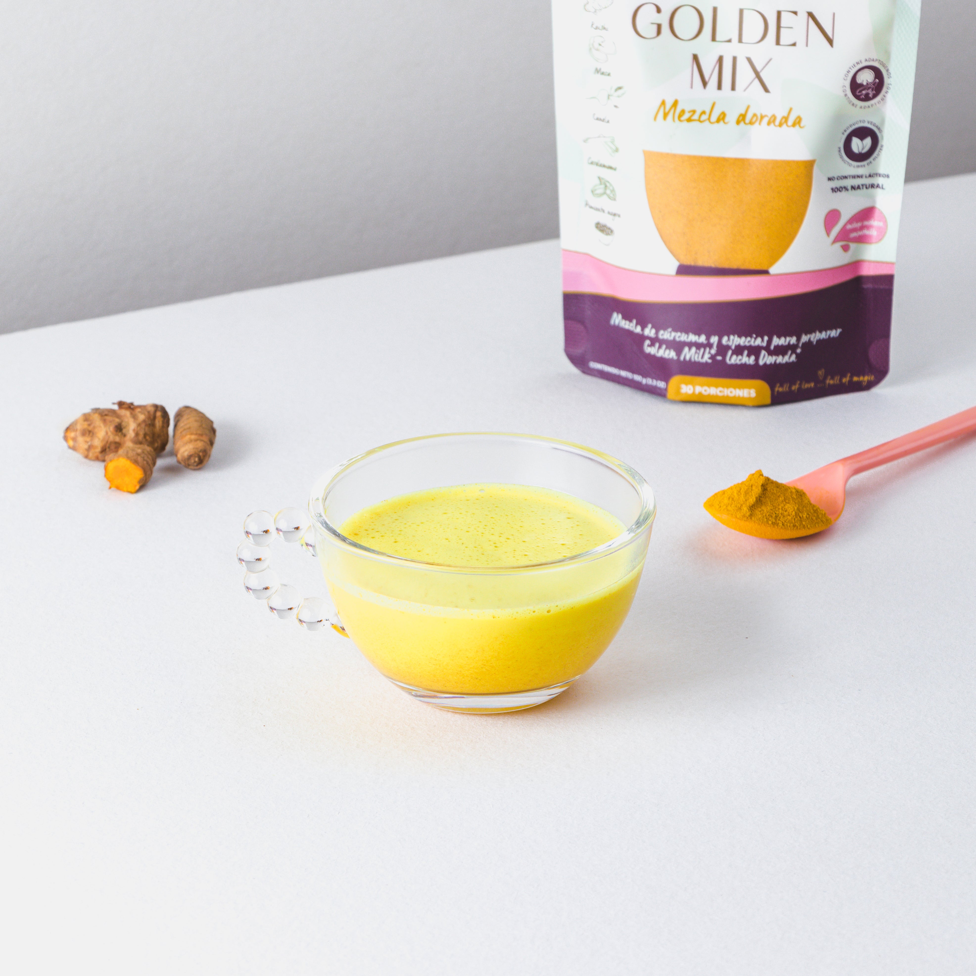 Golden Milk PADAM® | Mezcla funcional de cúrcuma, superfoods y adaptógenos 